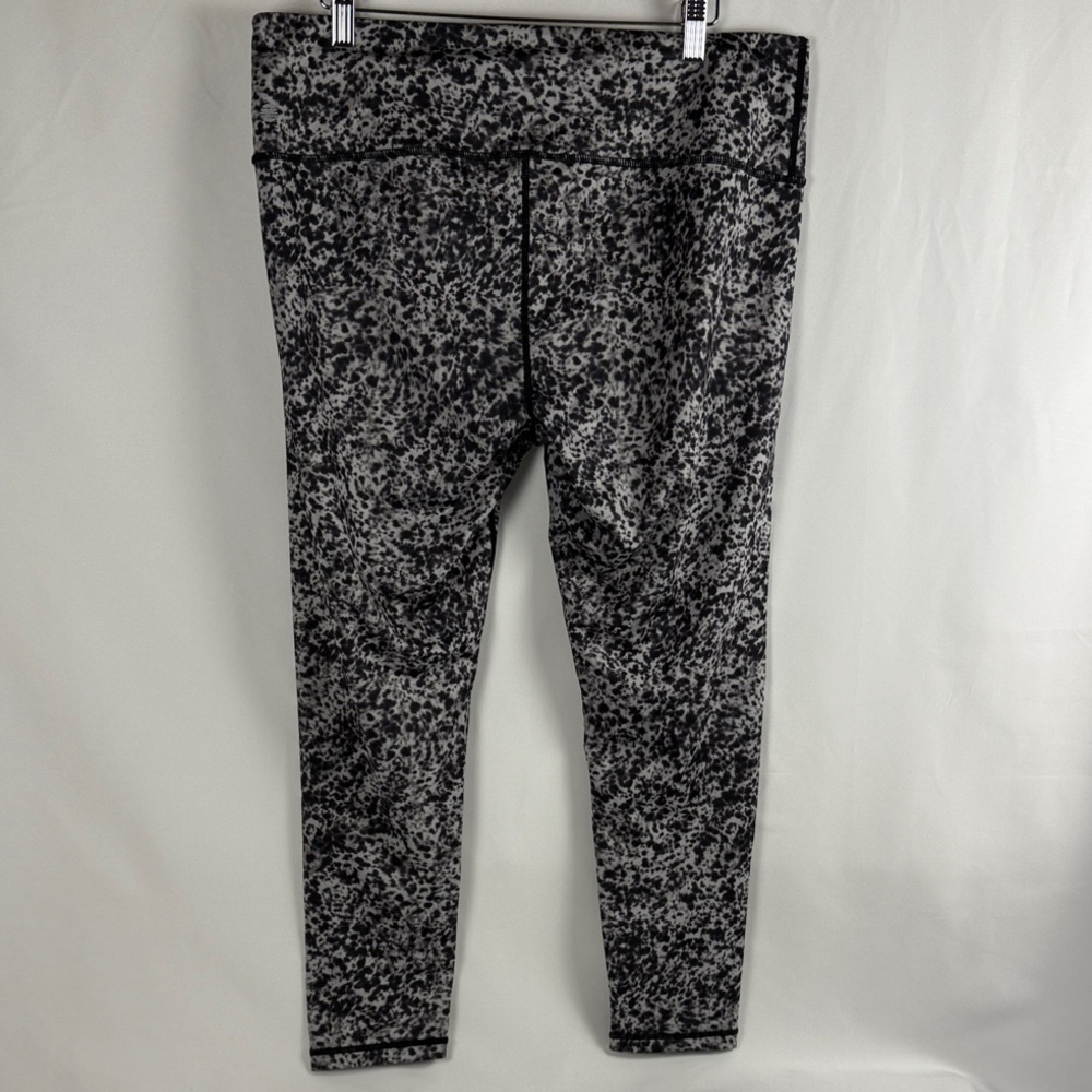 2-pack: Zella Black and Gray Animal Print Yoga Pants - Picture 7 of 10